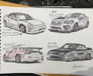 あなたの愛車をスケッチします 愛車との思い出にちょっとしたイラストを イメージ8