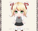 グッズ化OKデフォルメイラスト描きます AI不使用、商用利用OK！あなたのミニキャラ描きます イメージ1