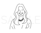 大人可愛い♪ シンプル似顔絵アイコン描きます お仕事や日常使い・記念用に♡印刷しても◎ イメージ8