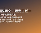 商品説明文とキャッチコピーを作成します 商品ページの説明文と売り文句を作成します イメージ1
