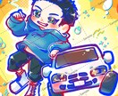 カラフルな1枚絵描きます ビビットカラーで可愛く明るい絵をお送りします！ イメージ2