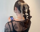 特別な日のヘアスタイル、アレンジ提案します 一生に一度の ˗ˏˋ今ˎˊ˗を輝かせるお手伝いします✨ イメージ5
