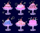 ドット絵、ピクセルアート風イラスト描きます ノスタルジックで目を引くドットイラストをお届け イメージ7