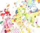 ポップで可愛いアナログイラスト作成します 色鉛筆、水彩であなたのお好みに合ったイラストを作成します イメージ2