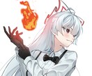 可愛くて目立つキャラクターイラスト描きます サムネイル、アイコン、立ち絵など様々な用途に使えます イメージ4