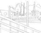 2つのサービスをこれ1つで提供します 線画・色付け・パース、"修正無制限"であなた好みに仕上げます イメージ1