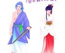 キラキラ＆彩度高め☆立ち絵イラスト制作します ポップでビビッドな元気が出る作品が得意です♡ イメージ4