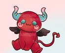 あなたに合った可愛らしいキャラクターを描きます 動物、悪魔、天使などの可愛らしいイラストを主に書いています。 イメージ1