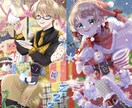 かわいいデジタルイラスト描きます サムネ、1枚絵など可愛いに全振りをしたイラストお任せ下さい。 イメージ4