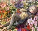 初回価格◆厚塗り系のイラストを製作します 観賞用、SNSのヘッダー、表紙、なんでも対応いたします イメージ2