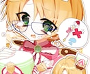 萌えかわいいイラストお描きします ミニキャラ1人無料！かわいいイラストを作成します♪ イメージ1