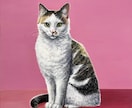 アクリル画でうちの子似顔絵を描きます キャンバス｜18cm×18cm｜犬・猫・鳥・小動物・爬虫類◎ イメージ4