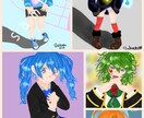 SNS.似顔絵等お描きします キラキラお目目が特徴の絵柄.オリジナル構図になります！ イメージ7