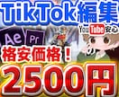 TikTokやShorts動画を編集します １本2500円の格安価格で高クオリティな動画編集します！ イメージ1