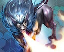 ゲームでの1枚絵イラストを作成します トレーディングカードイラスト等で10年以上の実績があります イメージ5
