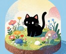 絵本のような癒し系イラストを制作します 見るだけで心がやわらぐ、やさしい世界をお届けします。 イメージ1