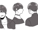 似顔絵イラスト描きます シンプルなラインで顔の特徴をつかみ似顔絵にします イメージ2
