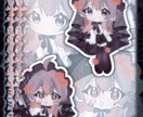 かわいいミニキャラであなただけの世界観を描きます 可愛いミニキャラのイラストを作成します イメージ1