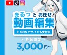 まるっとYouTube・SNSの動画編集いたします 実績50本以上・丁寧で伝わる編集をいたします！ イメージ1