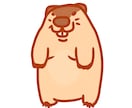 人物や動物のイラストを描きます アニメ塗りの手書き風、ディフォルメのタッチがメインです。 イメージ2