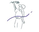 LINEやSNS等のアイコンを描きます シンプルかつおしゃれで飽きないイラスト イメージ5