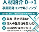人材紹介事業全般のご相談をお受けします ゼロから軌道に乗せた経験と知識を活かし、幅広くお力添えします イメージ1