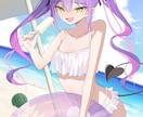 透明感のある可愛いイラスト描きます 儚くてかわいい雰囲気が得意です イメージ8
