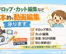 テロップ挿入・カット編集などほ動画編集承ります 丁寧・迅速対応｜YouTube・TikTok対応可能です イメージ1