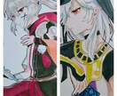 アナログ色紙描きます コピックでご希望のイラストを制作します イメージ3