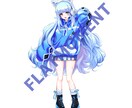 クオリティの高いキャラクター立ち絵制作いたします Vtuber立ち絵、IRIAM用のキャラクターイラスト！ イメージ4