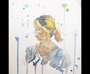 似顔絵を描きます アクリル、水彩などをメインに似顔絵を描きます。 イメージ3