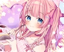 商用利用可能のイラストを制作します キラキラかわいく目を引くイラストをお届けします！ イメージ1
