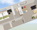 建築士が家具レイアウトお考えします 住宅・カフェ・お部屋を暮らしやすく★レイアウト図面作成 イメージ2