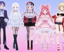 IRIAM用立ち絵仕立てます IRIAM、TRPG、動画のキャラクターデザインが欲しい方に イメージ4