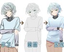 TRPG立ち絵を”動く立ち絵化”します セッション用・配信用｜感情表現重視で制作 イメージ4