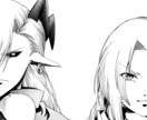 漫画風白黒イラスト作成致します 力強くメリハリのついたイラストをお求めの方は是非！ イメージ6