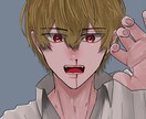 魅力的な男の子のアイコン/イラスト描きます あなたが希望する男性バストアップアイコンを作成いたします イメージ3