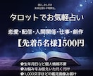 先着5名様のみ500円｜何でもタロット占いします 霊感ナシの占い師がタロットであなたのお悩みを伺います イメージ1