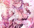 キャラクターの立ち絵や一枚絵を描きます あなたの創作キャラをきらきら華やかな絵柄で表現します！ イメージ2