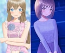 魅力的でおしゃれかわいい全身イラスト作成します 商業連載絵師が修正無制限で女の子中心に描きます イメージ4