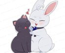 用途に合わせたイラスト制作します 人物イラスト制作します!アイコンやヘッダー等にどうぞ！ イメージ1