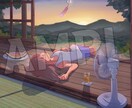 商用利用OK！かわいいアニメ風イラストお描きします SNS、アイコン、Youtube、歌ってみた、サムネイルOK イメージ9