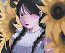 優しい雰囲気のSNSアイコンを作成します あなただけの優しい雰囲気のイラストを丁寧に制作します イメージ4