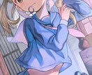 お好みのシチュエーションのイラストを描きます 同人誌の表紙、動画のサムネに雰囲気のあるイラストを イメージ10