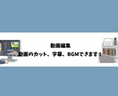 動画編集のカット、字幕、BGM全て作ります あなた好みの動画がすぐ作れる！ イメージ1