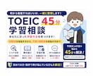 TOEICの勉強法・教材選びを50分で相談できます 「何を勉強すればいい？」を50分で整理します。 イメージ1