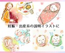 商用OK｜医療・教育・子育て　水彩風カット描きます 医療・教育・子育て分野に最適｜やわらかく伝わるイラスト制作 イメージ2