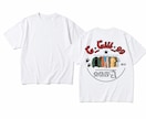 Tシャツ・パーカー用のオリジナルデザイン制作します アパレルブランド向けのデザインを制作します イメージ2
