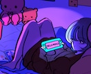 ニューレトロなイラスト描きます 高品質！即納品！丁寧なヒアリングでチルなイラストをご提供 イメージ2