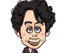 シンプルでカワイイ！インパクトある似顔絵描きます snsアイコン・ビジネス名刺等に！似顔絵で貴方をアピール イメージ6